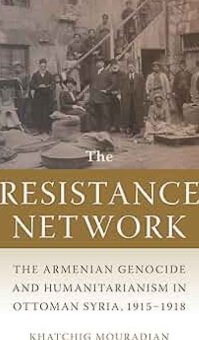 Book cover for 'Khachig Mouradian – The Resistance Network', featured in the Armenian Genocide Museum of Canada’s Books and Literature section.
