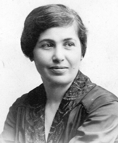 Portrait of Zabel Yesayan, Armenian writer and genocide survivor, known for her resistance through literature and advocacy for women’s rights.